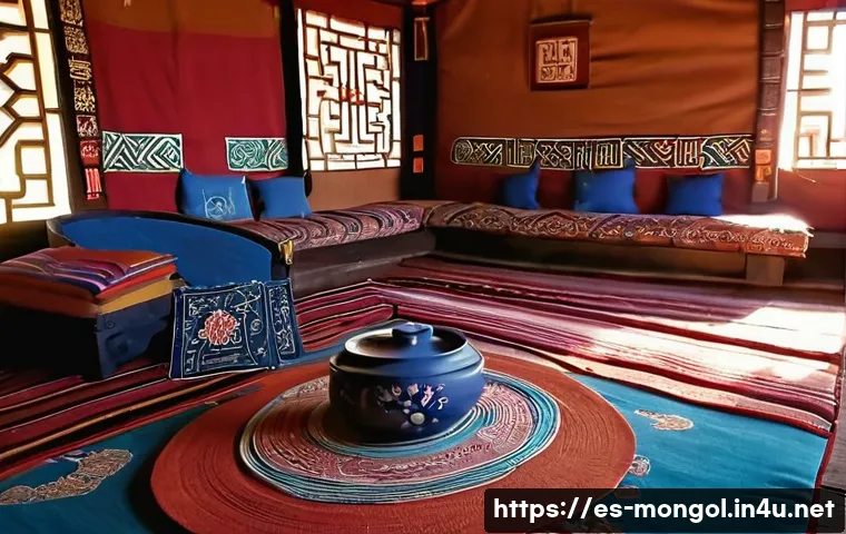 몽골 유목민 생활 체험 - **Prompt 1: "Mongolian Ger Awakening"**
"A cozy, circular Mongolian ger interior during a crisp ...